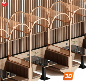 Cafe Furniture Skp Files 